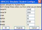 Student Mode settings